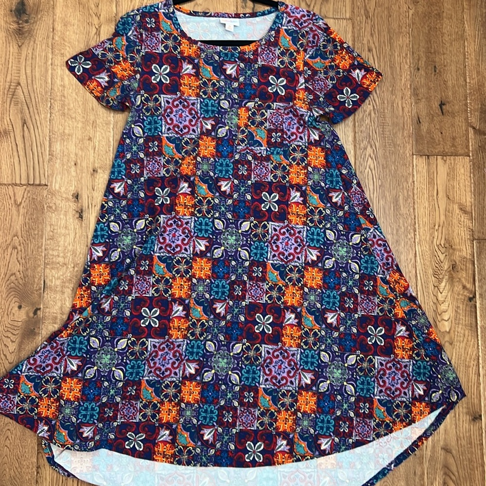 LULAROE Carly High Low Dress Size XS